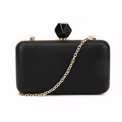 Black Clasp Clutch - Black image 1