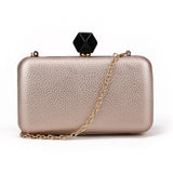 Black Clasp Clutch - Gold image 1