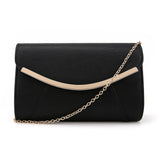 Curved Panel Clutch - Black image 1
