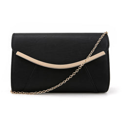 Curved Panel Clutch - Black image 1