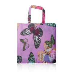 Large Butterfly Foldaway Shopper Bag - Pink image 1