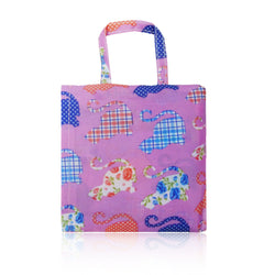Kitty Pattern Foldaway Shopper Bag - Pink image 1