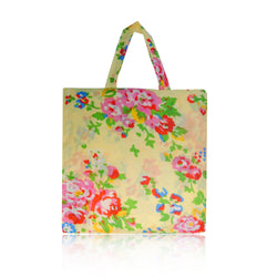 Vintage Flowers Foldaway Shopper Bag - Beige image 1