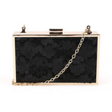 Sequin Box Clutch - Black image 1
