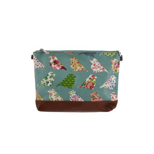 Birds And Flowers Mini Cross Body - Blue image 1