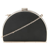 Rounded Evening Bag - Black image 1