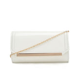 Patent PU Clutch - White image 1