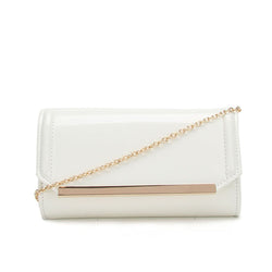 Patent PU Clutch - White image 1