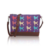 Poodle Mini Cross Body - Purple image 1