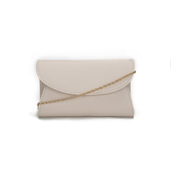Curved Rounded Evening Bag - Ivory image 1
