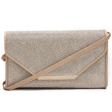 Contrast Envelope Shoulder Bag - Gold image 1
