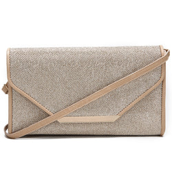 Contrast Envelope Shoulder Bag - Gold image 1