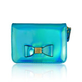 Metallic Coloured Purse Short - Blue image 1