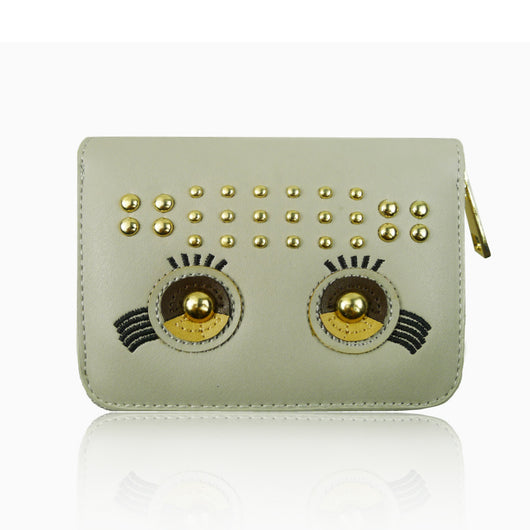 The Eyes Purse - Light Grey image 1