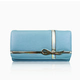 Gift Bow Ladies Wallet - Light Blue image 1