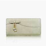 Kitty Charm Purse Long - Light Grey image 1