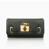 Centre Clasp Purse - Black image 1