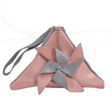 Pyramid Coin Purse - Light Grey&Light Pink image 1