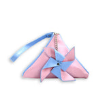 Pyramid Coin Purse - Light Blue&Light Pink image 1