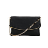 Zip Rounded Evening Bag - Black image 1
