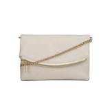 Zip Rounded Evening Bag - Ivory image 1