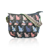 Kitty Pattern Multi-Purpose Cross Body - Black image 1