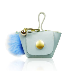 Pom Pom Coin Purse - Blue image 1