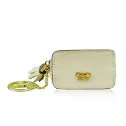 Bow Coin Purse - Beige image 1