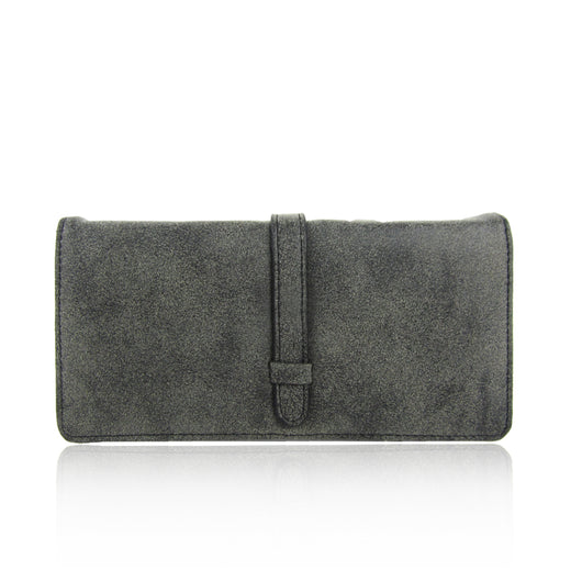 Suedette Strap Purse - Black image 1