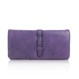 Suedette Strap Purse - Purple image 1