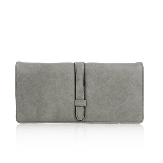 Suedette Strap Purse - Grey image 1