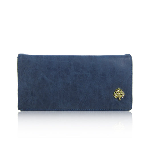 Tree Purse Long - Dark Blue image 1