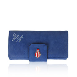 Hot Air Balloon Purse Long - Blue image 1