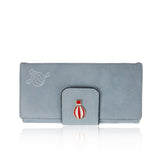 Hot Air Balloon Purse Long - Light Blue image 1