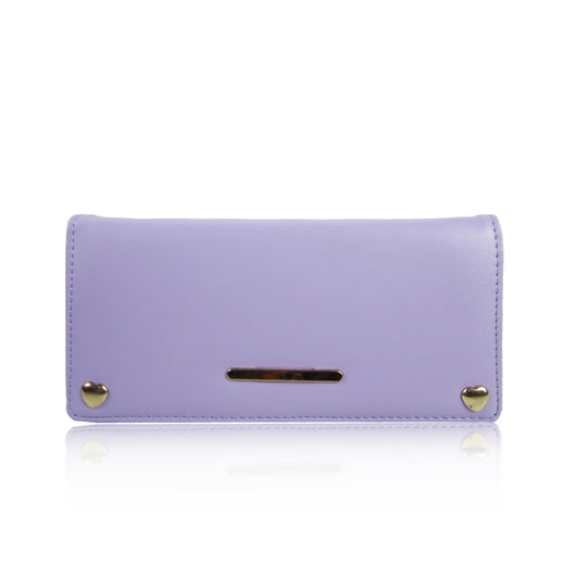 Bar Long Purse - Light Purple image 1