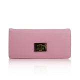 Square Turn Clasp Long Purse - Pink image 1