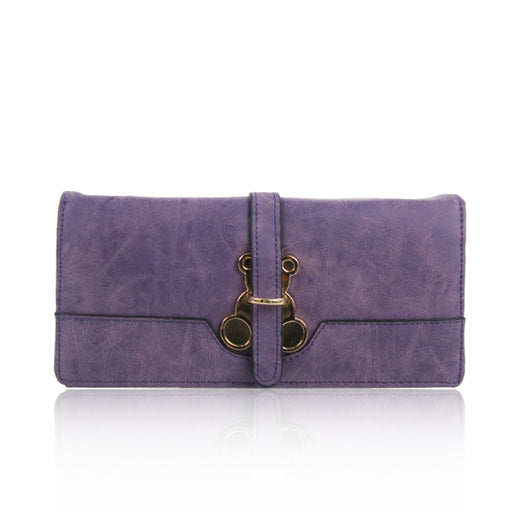 Bear Long Purse - Purple image 1