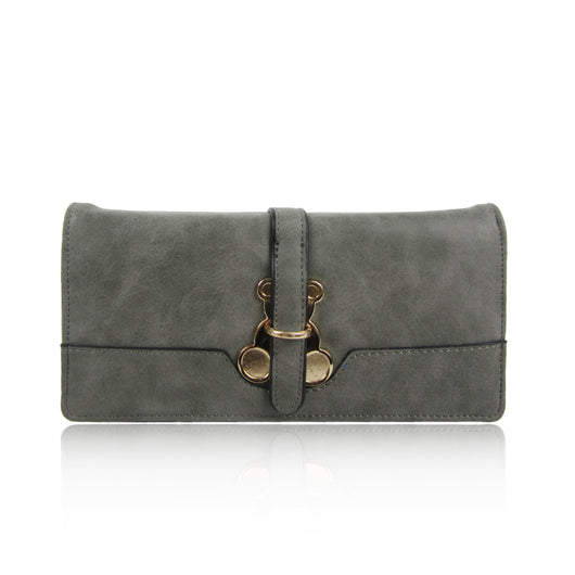 Bear Long Purse - Grey image 1