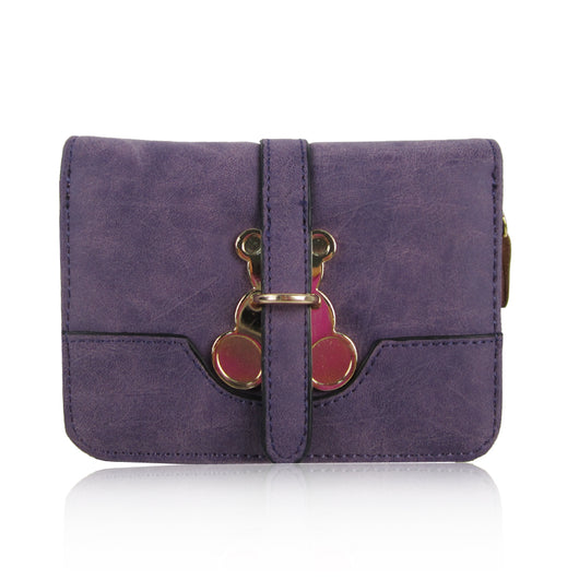 Bear Short Purse - Purple image 1