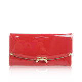 Patent Bow Purse - Red image 1