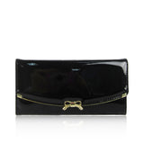 Patent Bow Purse - Black image 1