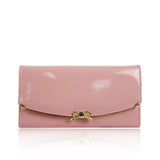 Patent Bow Purse - Pink image 1