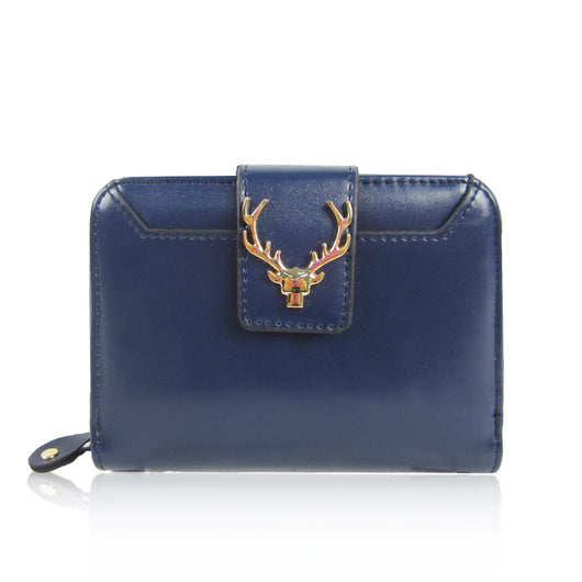 Sika Deer Short Purse - Dark Blue image 1
