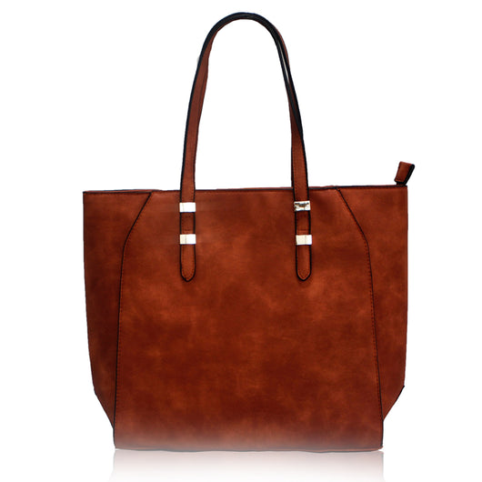 Karel Tote Bag - Maroon image 1
