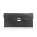 Metallic Bow Purse - Black image 1