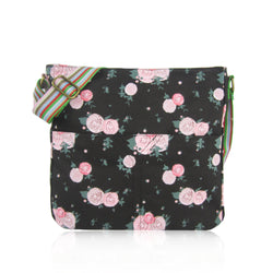 Blossom Flower Crossbody - Black image 1