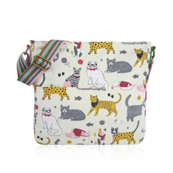 Mixed Cat Crossbody - Beige image 1