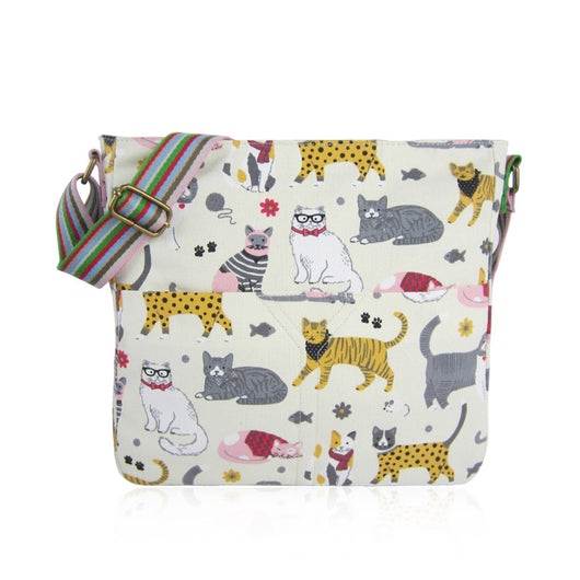 Mixed Cat Crossbody - Beige image 1