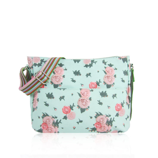 Blossom Flower Multi-Purpose Crossbody - Turquoise image 1