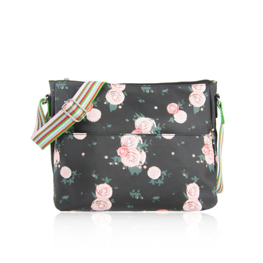 Blossom Flower Multi-Purpose Crossbody - Black image 1